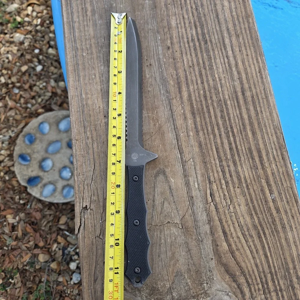Original/Discontinued Masters of Defense MOD XSF-1 BESH Serrated Blackhawk Knife